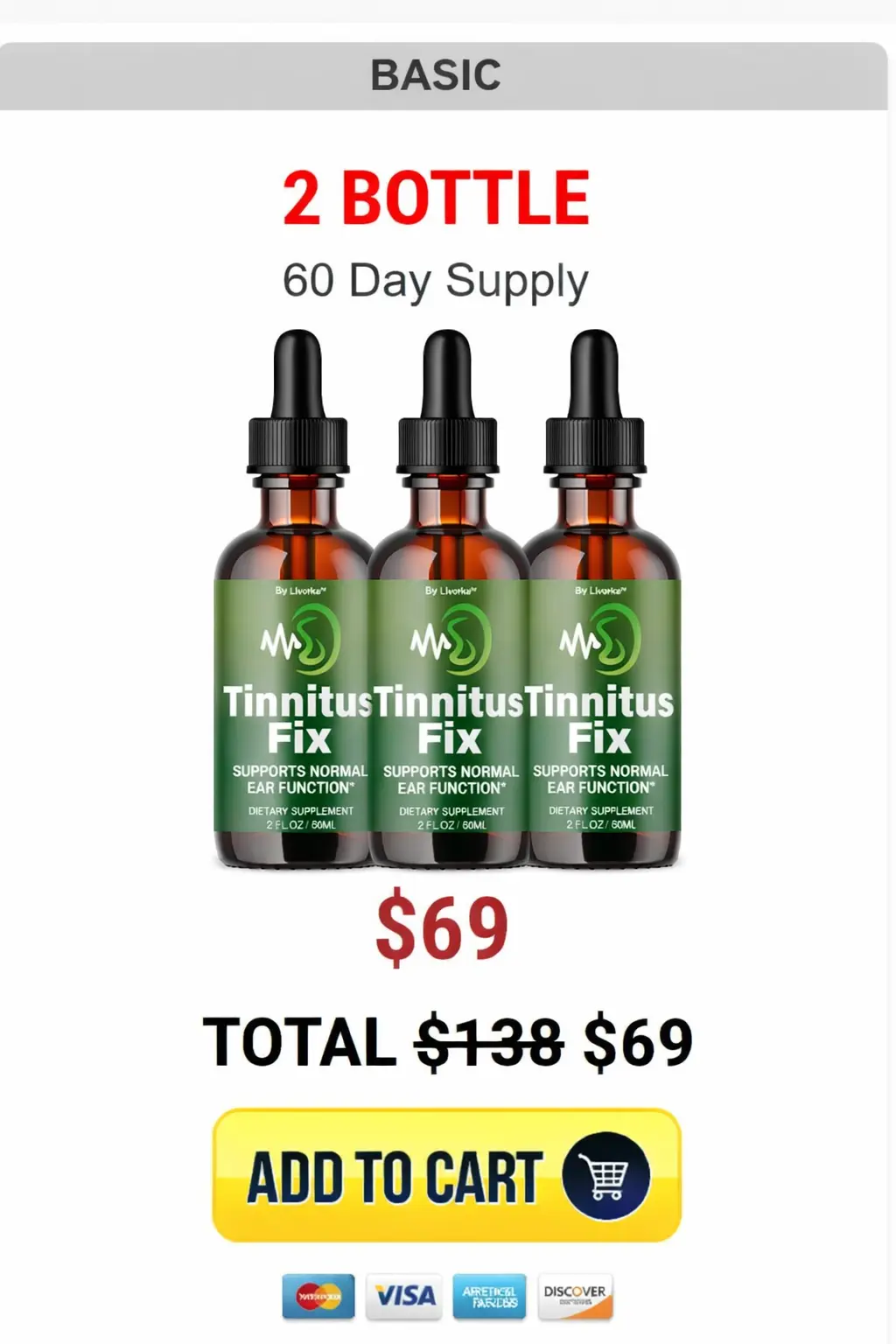 Tinnitusfix - 3 Bottle